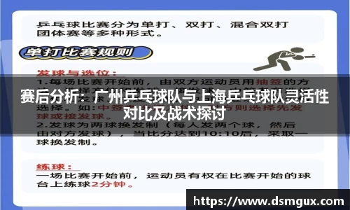 赛后分析：广州乒乓球队与上海乒乓球队灵活性对比及战术探讨